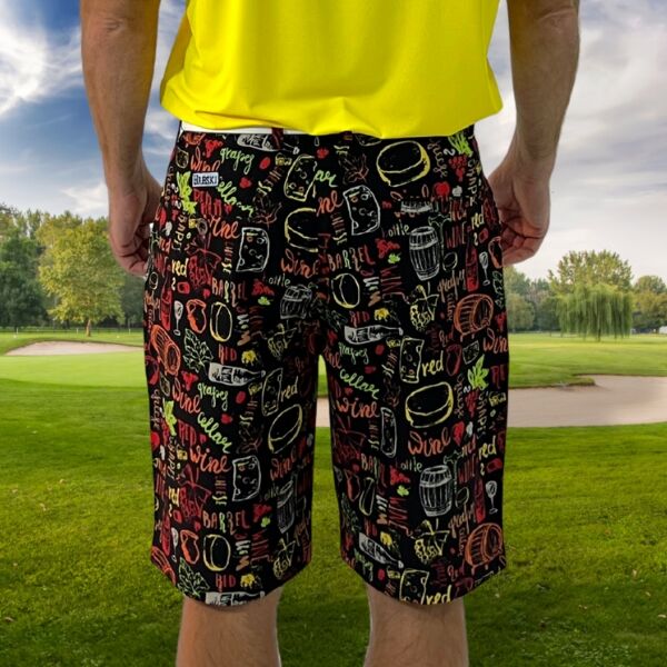Wine Golf Shorts - Hreski 112 - Image 12