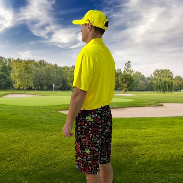 Wine Golf Shorts - Hreski 112 - Image 9