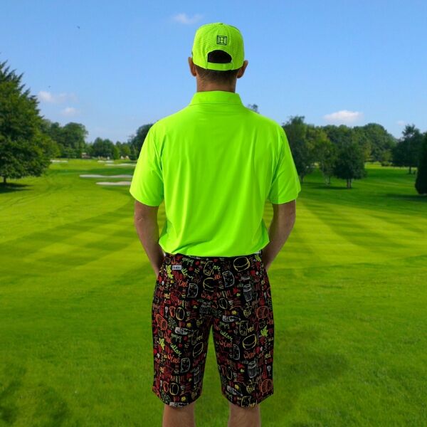 Wine Golf Shorts - Hreski 112 - Image 6