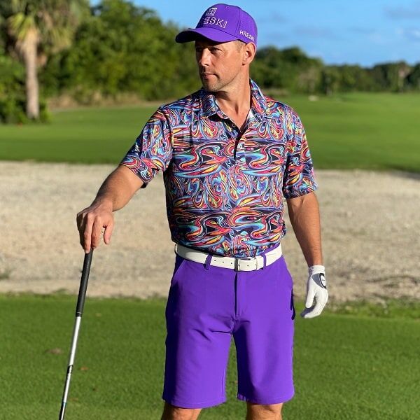 Abstract Disco Golf Shirt - Hreski 119 - Image 2