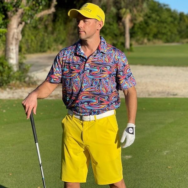 Abstract Disco Golf Shirt - Hreski 119 - Image 3