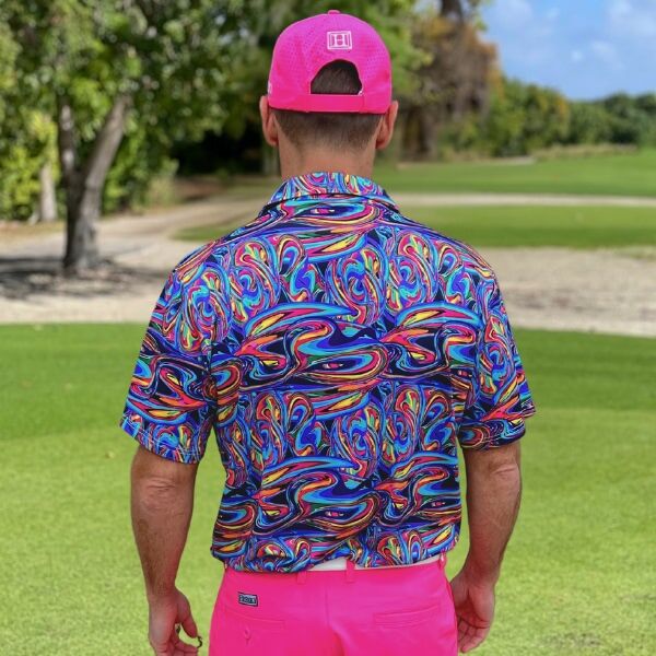 Abstract Disco Golf Shirt - Hreski 119 - Image 13