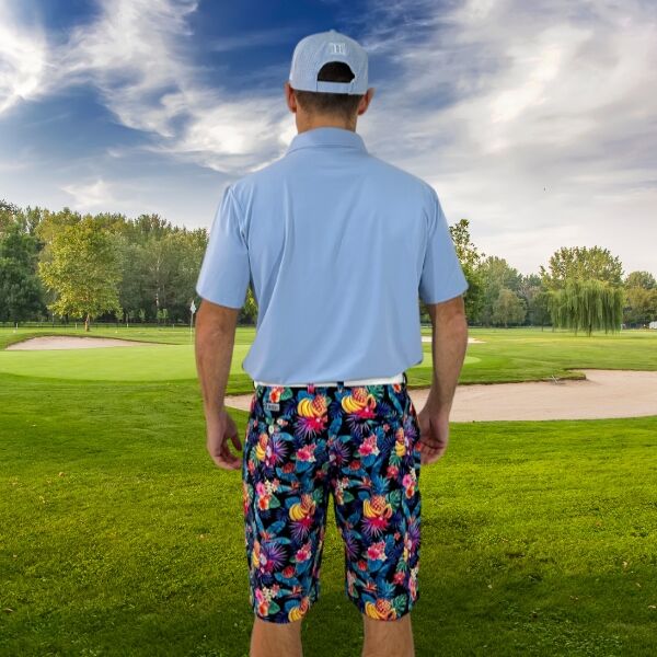 Tropical Fruits Design Golf Shorts - Hreski 130 - Image 6