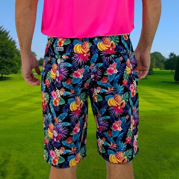 Tropical Fruits Design Golf Shorts - Hreski 130 - Image 11