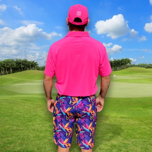 Tropical Jungle Flowers Golf Shorts - Hreski 132 - Image 9