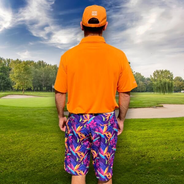 Tropical Jungle Flowers Golf Shorts - Hreski 132 - Image 11