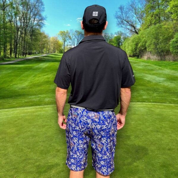 Purple Paisley Golf Shorts - Hreski 133 - Image 5