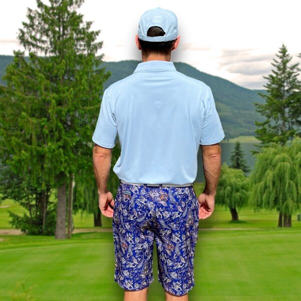 Purple Paisley Golf Shorts - Hreski 133 - Image 8