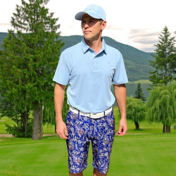 Purple Paisley Golf Shorts - Hreski 133 - Image 9