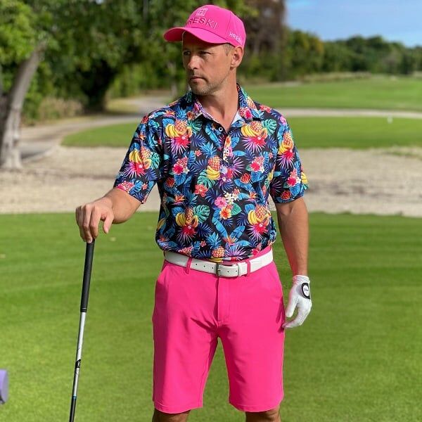 Tropical Fruits Golf Shirt - Hreski 130 - Image 2