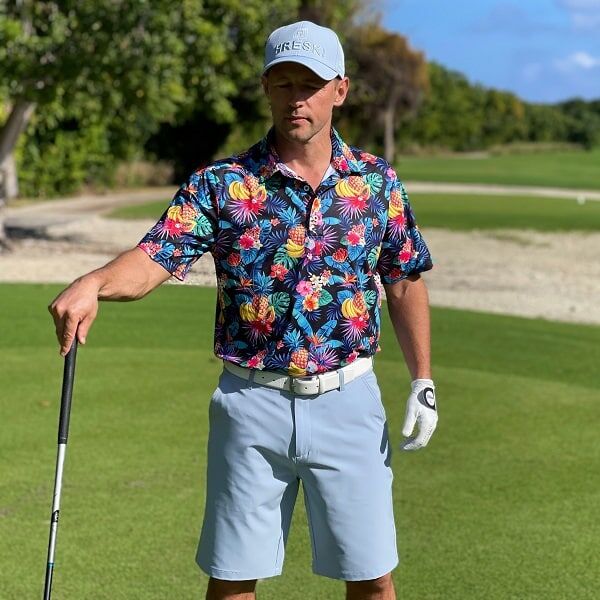Tropical Fruits Golf Shirt - Hreski 130 - Image 5