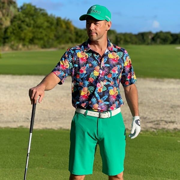 Tropical Fruits Golf Shirt - Hreski 130 - Image 3
