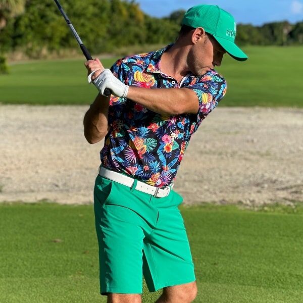 Tropical Fruits Golf Shirt - Hreski 130 - Image 15