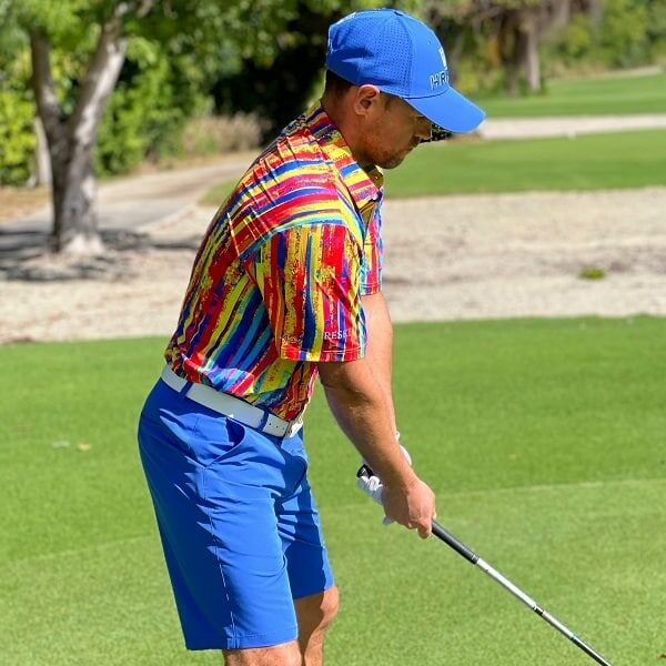 Multi-Color Stripes Golf Shirt - Hreski 145 - Image 5