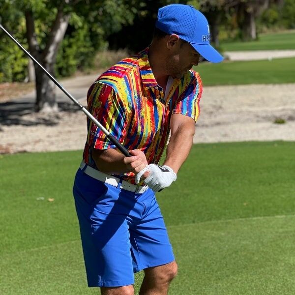 Multi-Color Stripes Golf Shirt - Hreski 145 - Image 7