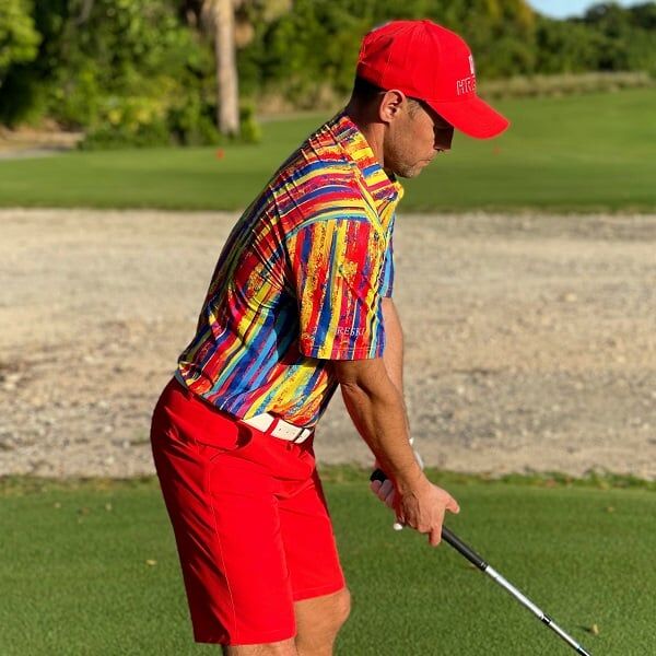 Multi-Color Stripes Golf Shirt - Hreski 145 - Image 6