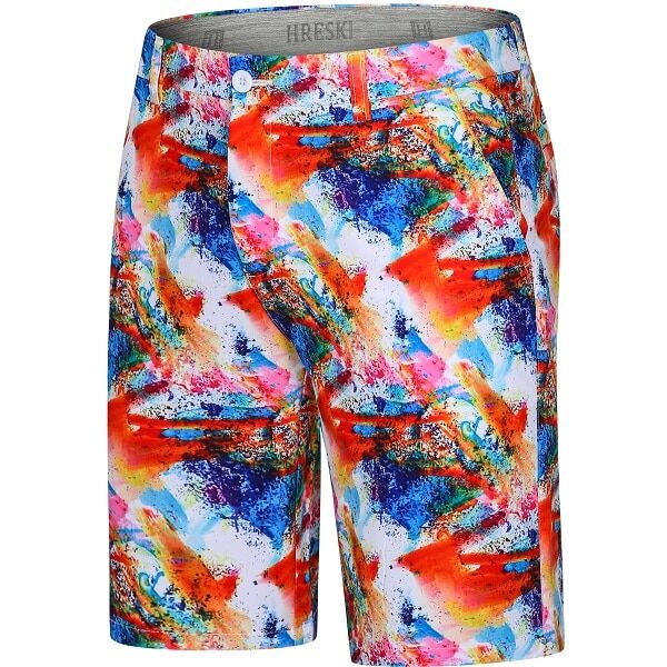 Abstract Gouache Painting Golf Shorts - Hreski 162