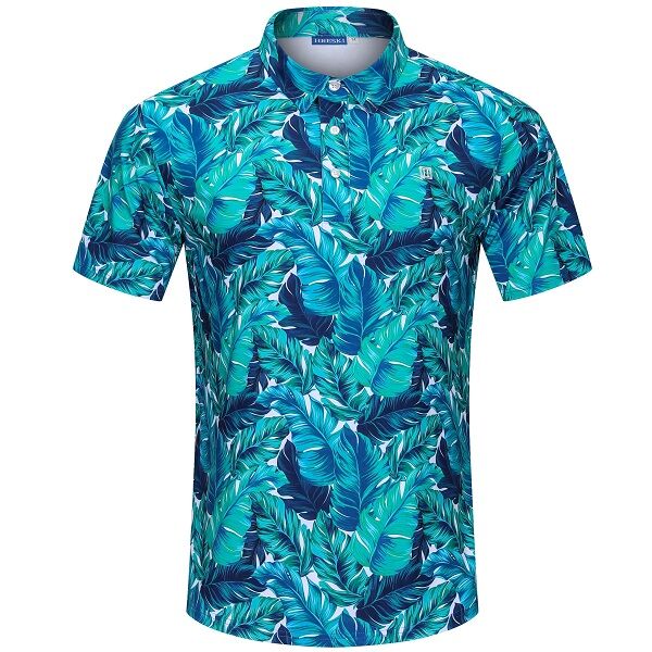 Artistic Monstera Palm Leaves Golf Shirt - Hreski 156 - Hreski.com
