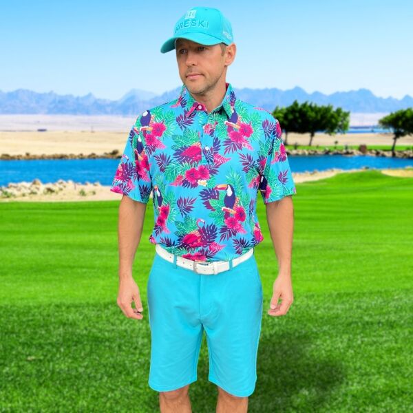 FR2 GOLF 沖縄限定 Turquoise Blue Pants FR2 GOLF 沖縄限定 Turquoise