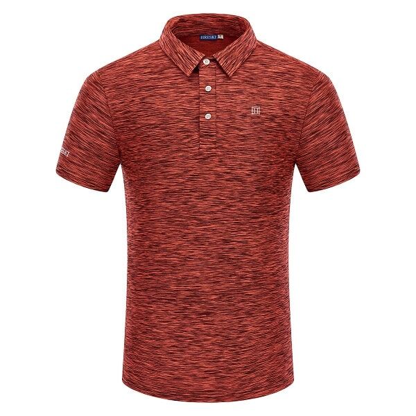 Heather Orange Golf Shirt - Hreski 507