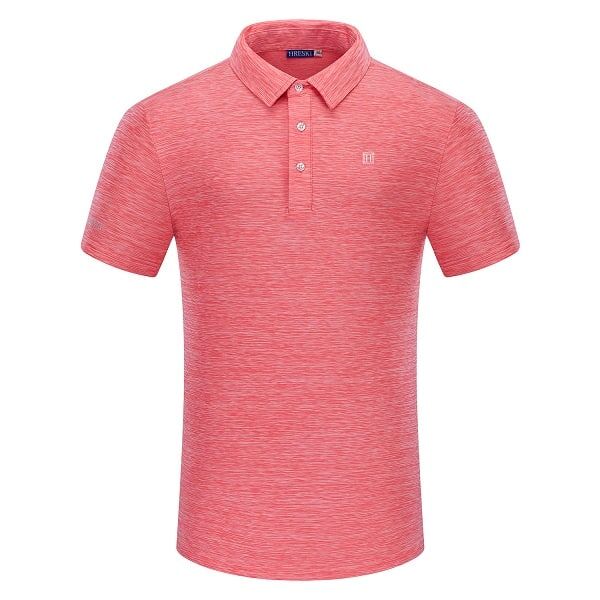 Heather Pink Golf Shirt - Hreski 504