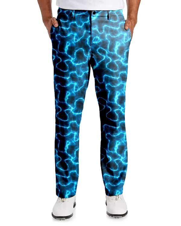1PIU1UGUALE3 GOLF - CRAZY RIB PANTS / ロゴ クレイジー