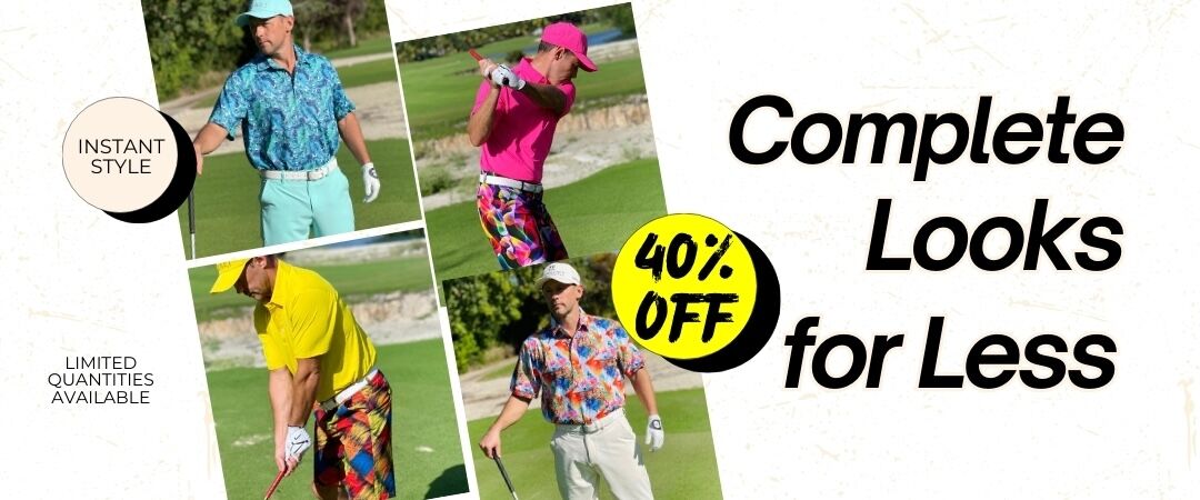 Crazy Unique Golf Apparel. Wild Golf Shorts, Shirts and