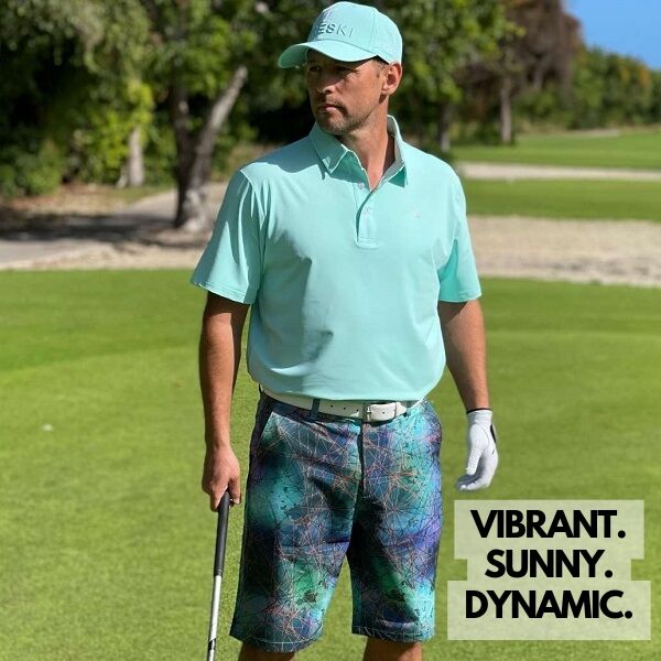 Crazy Unique Golf Apparel. Wild Golf Shorts, Shirts and