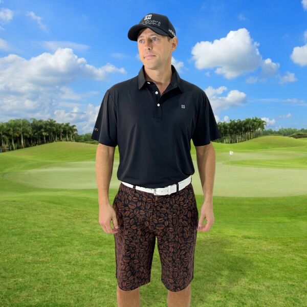 Coffee Beans Golf Shorts - Hreski 123 - Image 4