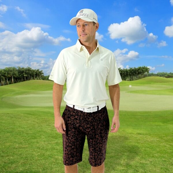 Coffee Beans Golf Shorts - Hreski 123 - Image 2