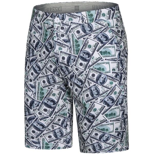 $100 Dollars Money Golf Shorts - Hreski 125