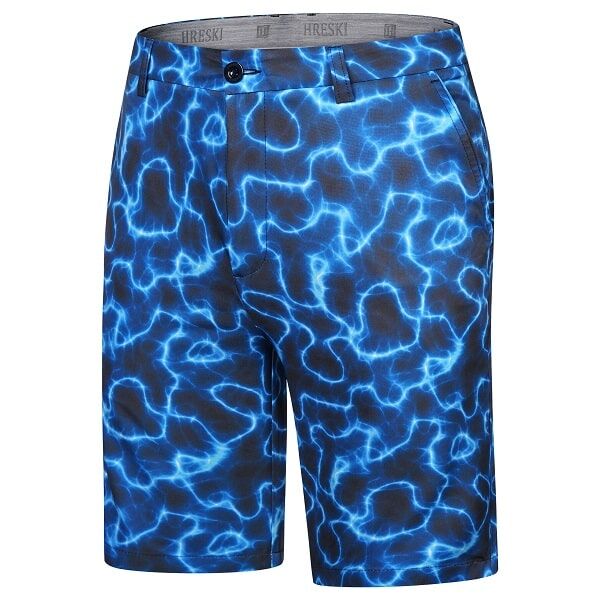 Electric Lightning Bolt Golf Shorts - Hreski 126