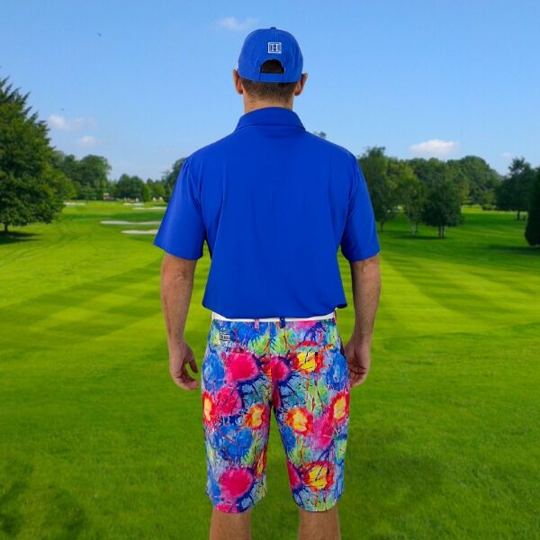 Explosion of Colors Golf Shorts - Hreski 128 - Image 6