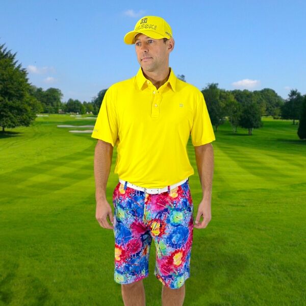 Explosion of Colors Golf Shorts - Hreski 128 - Image 8