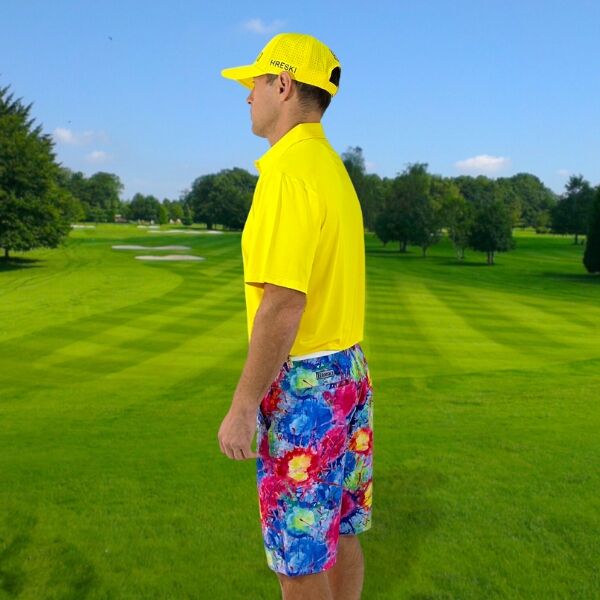 Explosion of Colors Golf Shorts - Hreski 128 - Image 9