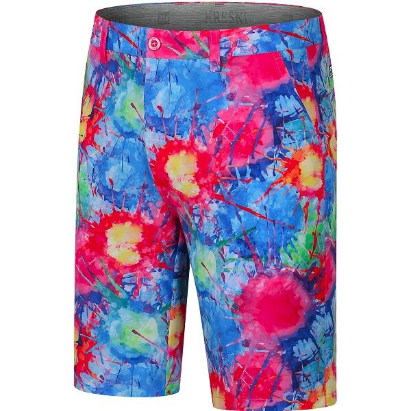 Explosion of Colors Golf Shorts - Hreski 128