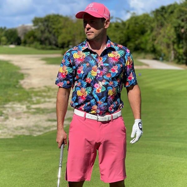 Tropical Fruits Golf Shirt - Hreski 130 - Image 4