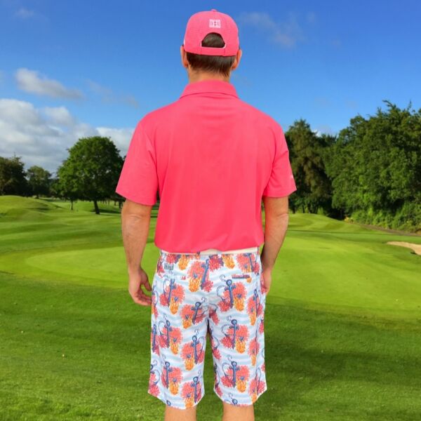 Anchors in Corals Golf Shorts - Hreski 157 - Image 5