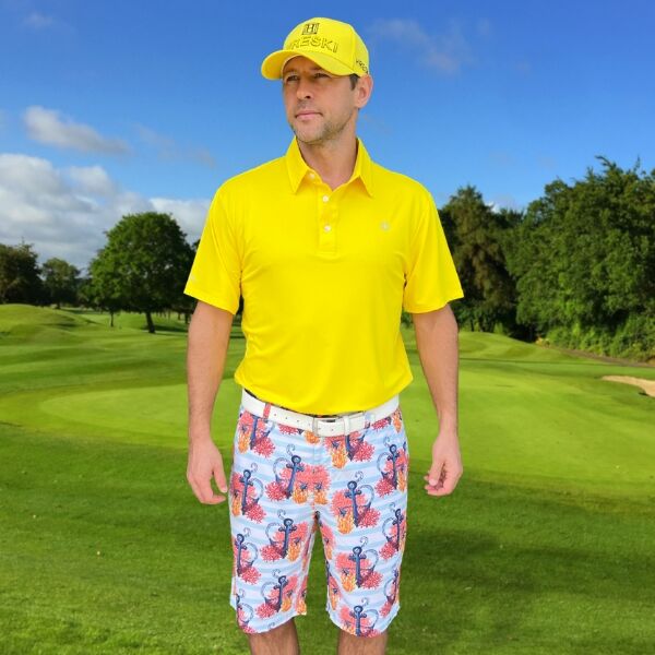 Anchors in Corals Golf Shorts - Hreski 157 - Image 7