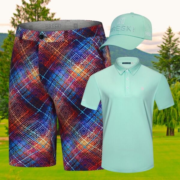 Colorful Plaid Golf Shorts - Hreski 176 - Hreski.com | Wild