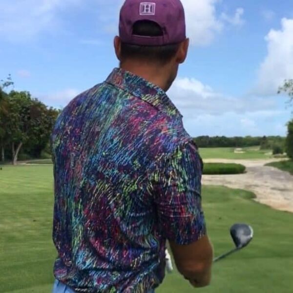 Painting Golf Shirt - Hreski 109 - Image 6