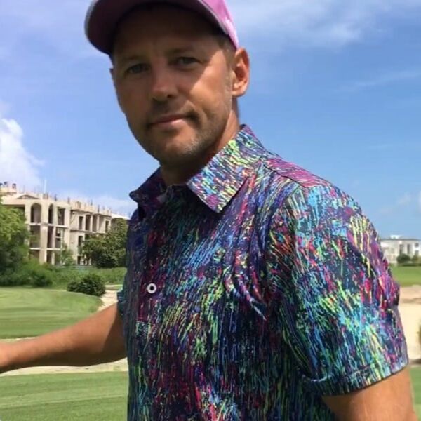 Painting Golf Shirt - Hreski 109 - Image 8