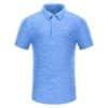 Heather Blue Golf Shirt - Hreski 502