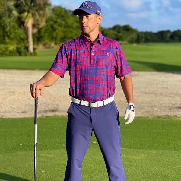 Dark Blue-Gray Golf Pants - Hreski 607 - Image 2