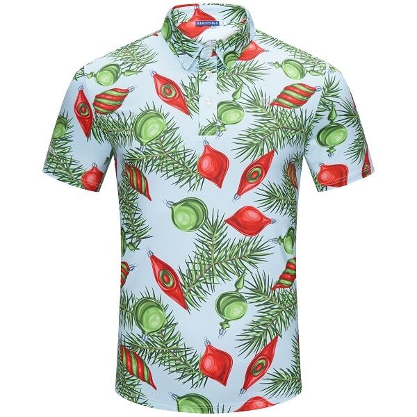 pine green and red shirt