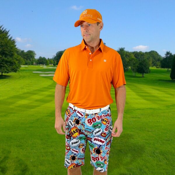 Comics Golf Shorts - Hreski 116 - Image 2