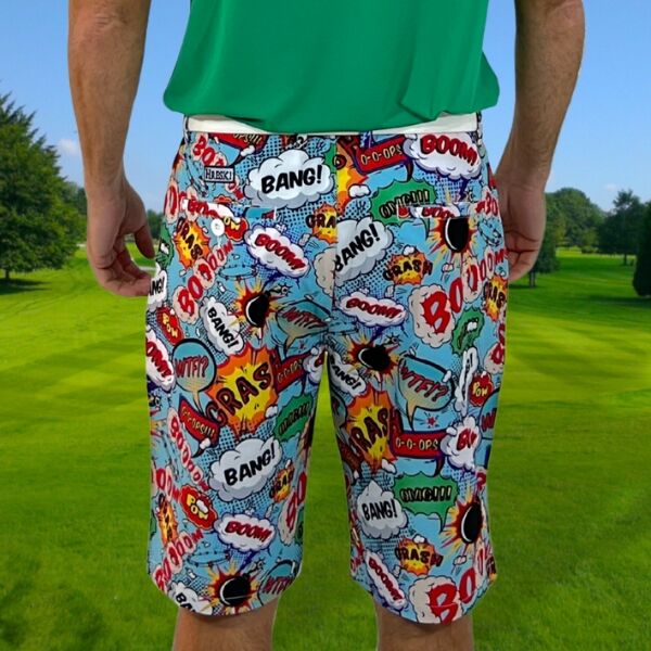Comics Golf Shorts - Hreski 116 - Image 13