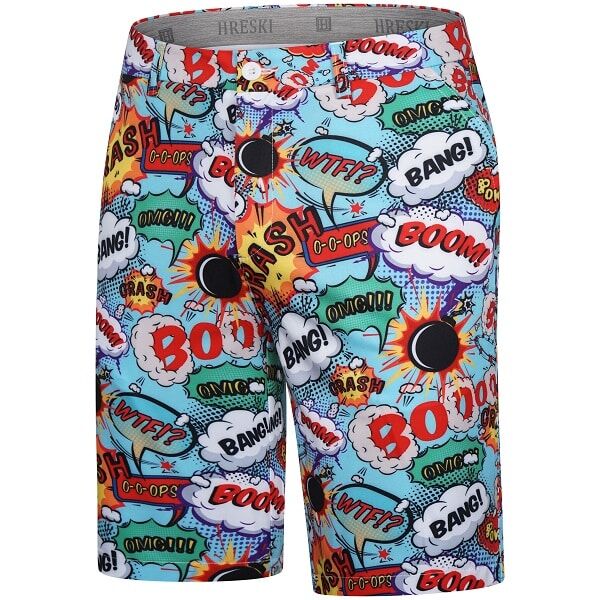 Comics Golf Shorts - Hreski 116