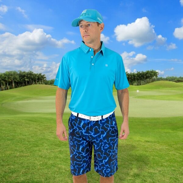 Electric Lightning Bolt Golf Shorts - Hreski 126 - Image 2