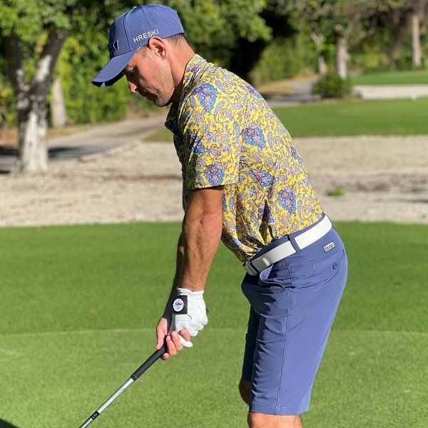 Yellow Paisley Golf Shirt - Hreski 129 - Image 13